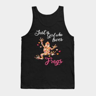 Just a girl who loves frogs - Frog Tank Top